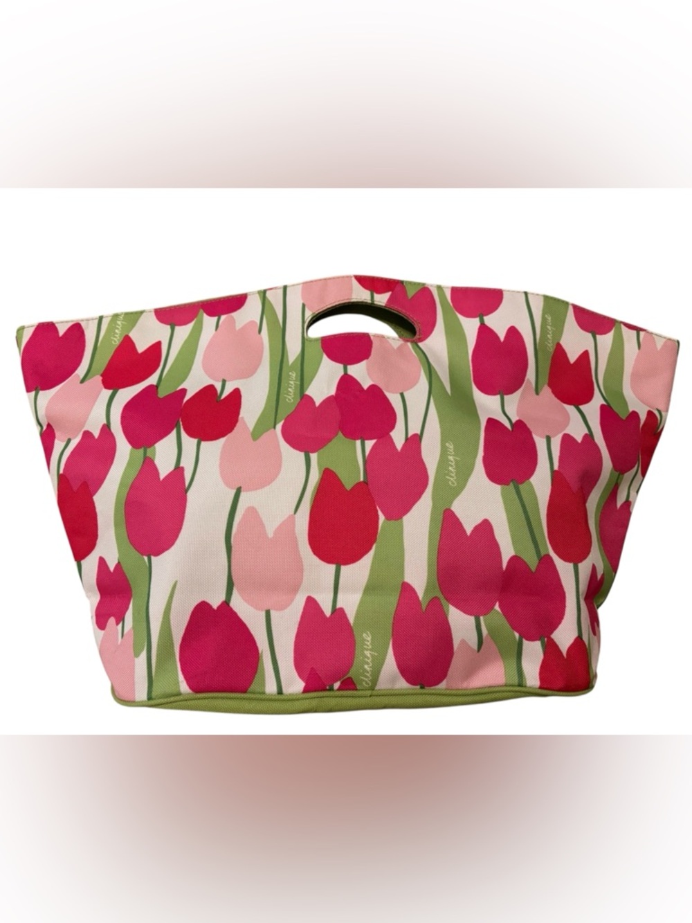 Clinique tulip tote NWOT